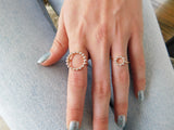 Caitlyn Rose | 14k Poppy 18 Diamond Ring