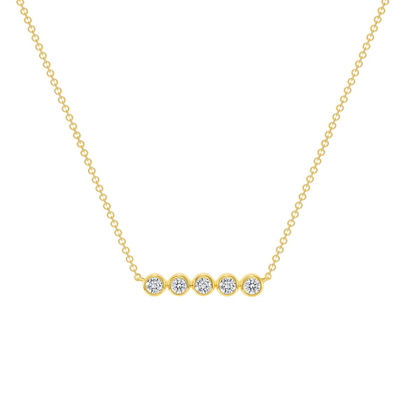 Caitlyn Rose | 14k & Diamond Blossom Necklace